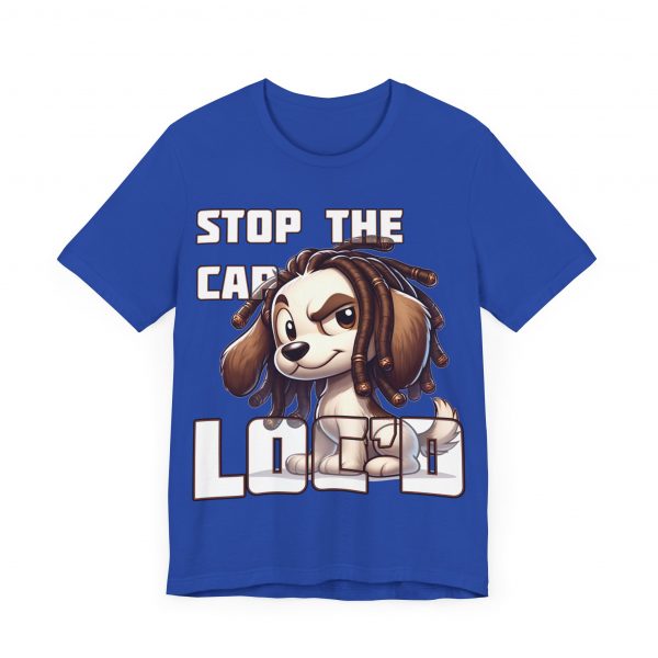 Stop the Cap Dreadlock Dog Graphic Tee - Unisex Humor and Style - Image 47