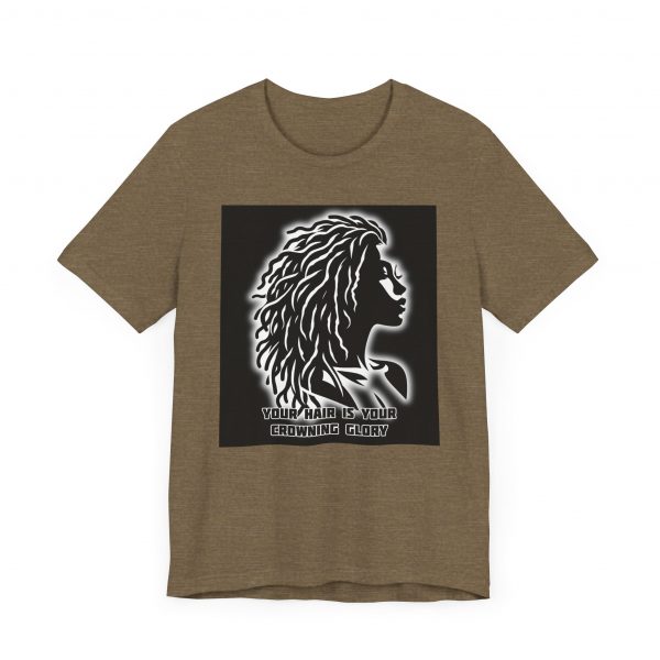Your Hair is Your Crowning Glory T-Shirt - Locs Design - Image 63