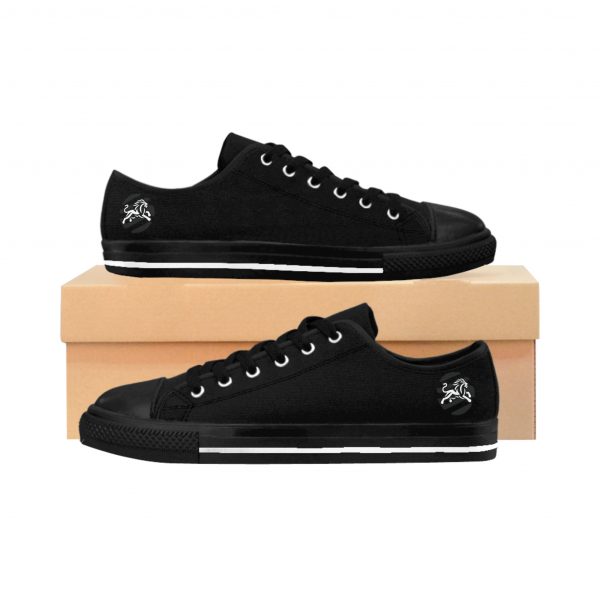 Luminary Black Canvas Sneakers - Image 2