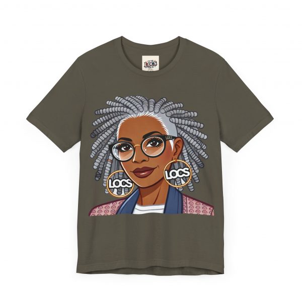 Empowering Woman with Locs T-Shirt - Black Girl Art Tee, Afrocentric Fashion - Image 7