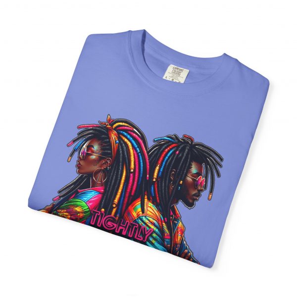 Embrace the Vibrance: Unisex 'Tightly Loc'd' Tee with Electrifying Afrocentric Design - Image 11