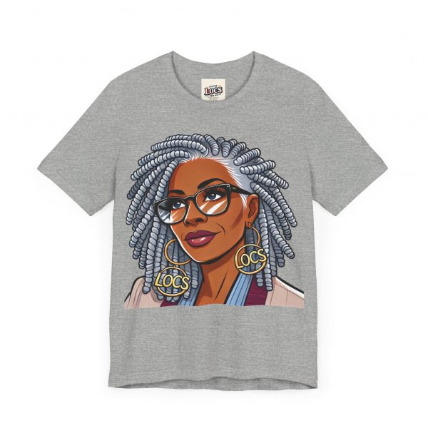 Empowering Woman with Locs T-Shirt - Black Girl Art Tee, Afrocentric Fashion - Image 11