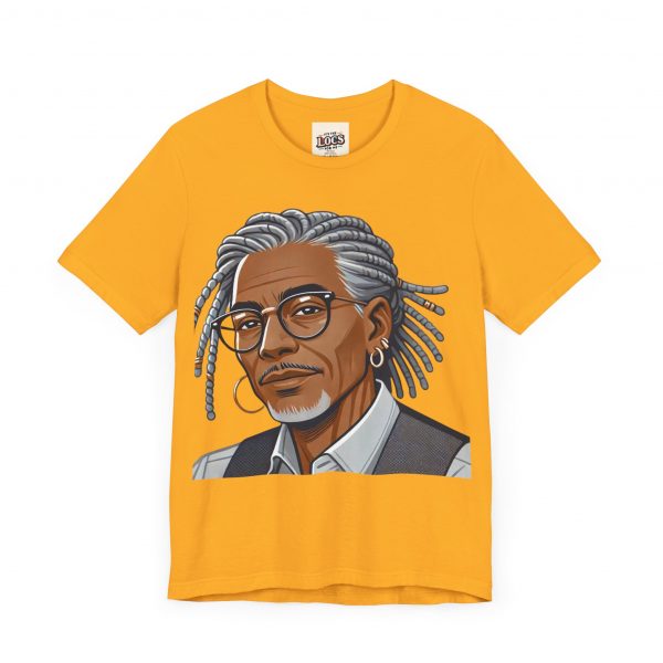 Stylish Elder with Locs T-Shirt - Image 23