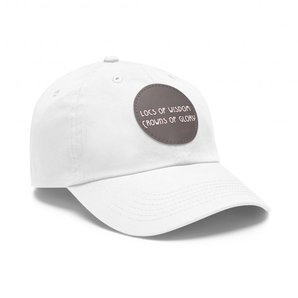 Pink Cap with Round Patch | Locs of Wisdom | Crowns of Glory | Inspirational Design - Image 6