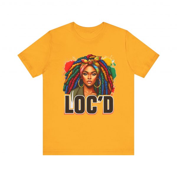 Colorful Loc'd girl splash T-Shirt - Image 25