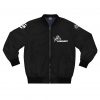 Luminary Black Bomber Jacket with Lion Graphic - Stylish and Durable Outerwear - Comfortable and Versatile - Perfect for Casual and Streetwear Looks