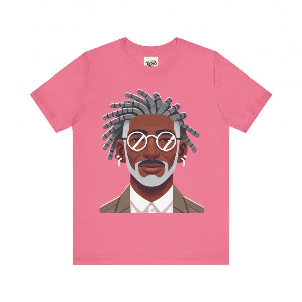 Stylish Elder with Locs T-Shirt - Image 69