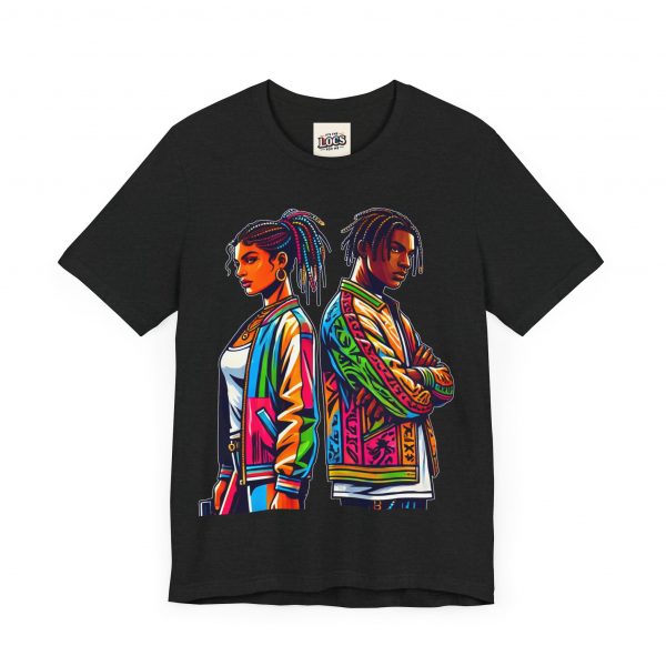 Vibrant Duo Locs T-Shirt – Bold and Beautiful - Image 47