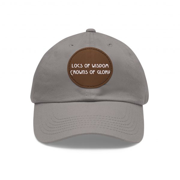 Pink Cap with Round Patch | Locs of Wisdom | Crowns of Glory | Inspirational Design - Image 89