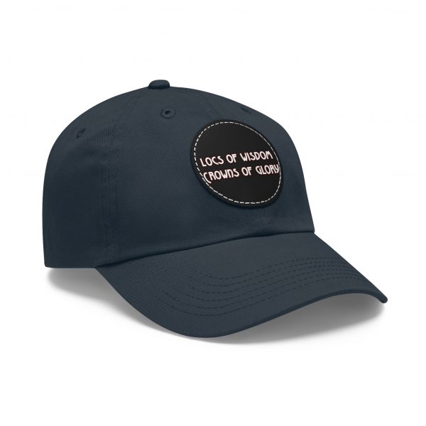 Pink Cap with Round Patch | Locs of Wisdom | Crowns of Glory | Inspirational Design - Image 50