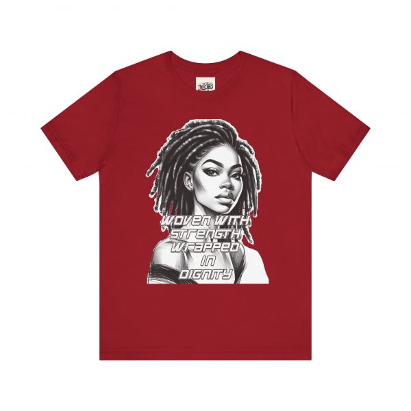 Dignity & Strength Locs Tee - Emblem of Empowerment - Image 9