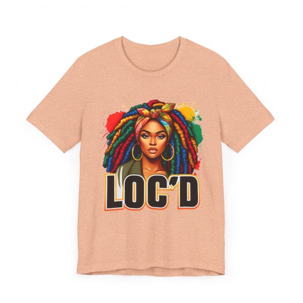 Colorful Loc'd girl splash T-Shirt - Image 51