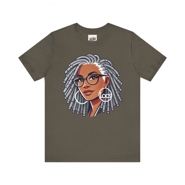 Empowering Woman with Locs T-Shirt - Black Girl  Art Tee, Afrocentric Fashion - Image 5