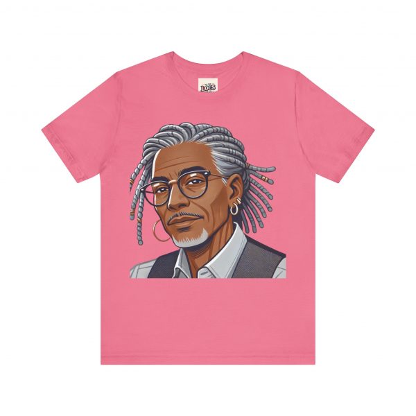 Stylish Elder with Locs T-Shirt - Image 69