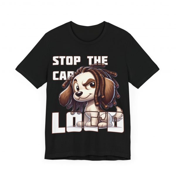 Stop the Cap Dreadlock Dog Graphic Tee - Unisex Humor and Style - Image 11