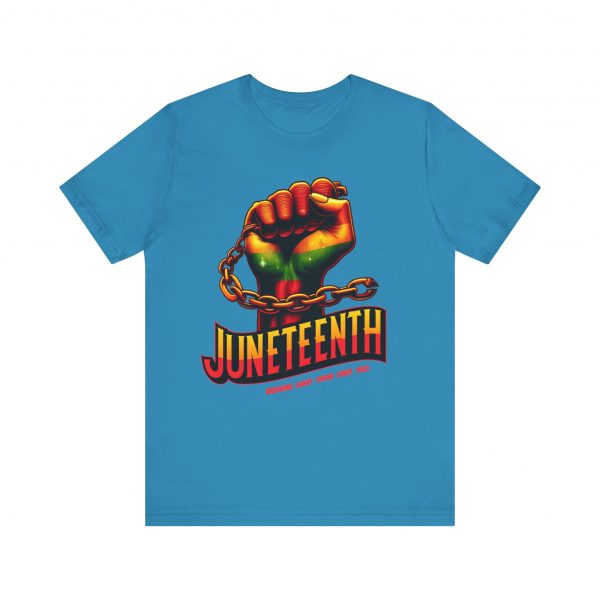 Juneteenth Celebration T-Shirt - Bold Graphic Tee - Breaking Every Chain Since 1865 - Comfortable and Stylish Unisex Shirt - Image 45
