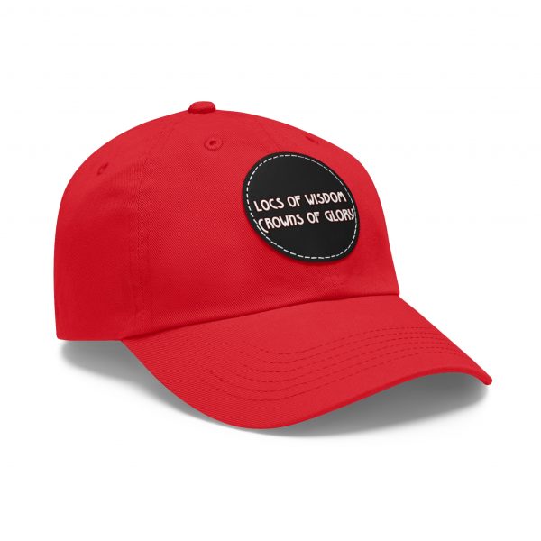 Pink Cap with Round Patch | Locs of Wisdom | Crowns of Glory | Inspirational Design - Image 18