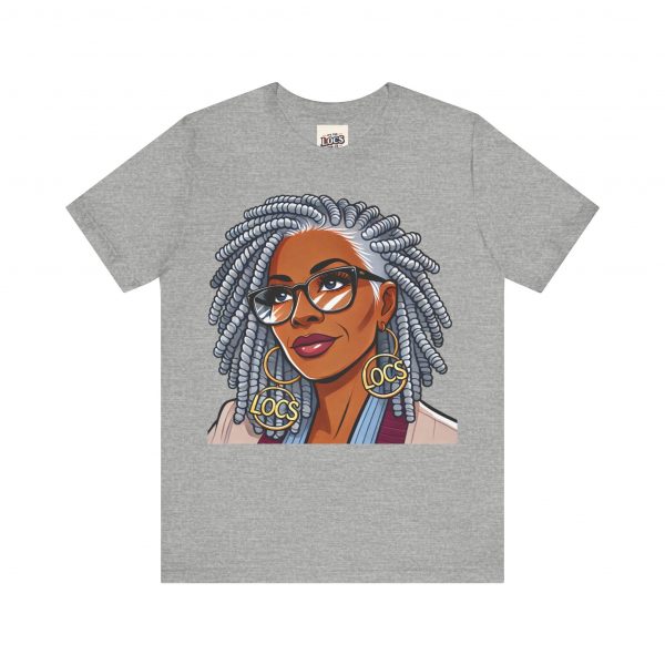 Empowering Woman with Locs T-Shirt - Black Girl Art Tee, Afrocentric Fashion - Image 9