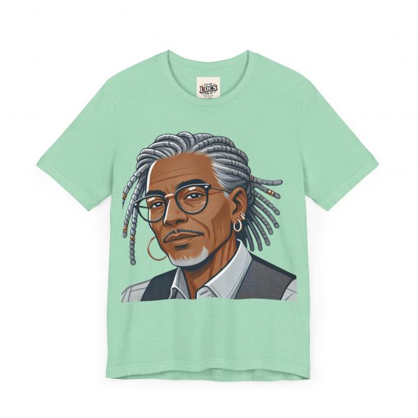 Stylish Elder with Locs T-Shirt - Image 27