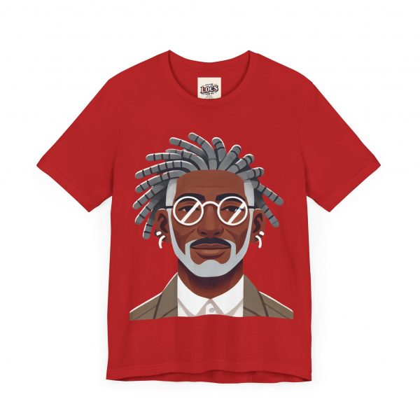 Stylish Elder with Locs T-Shirt - Image 47