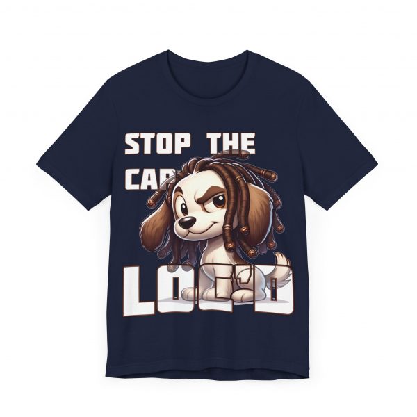Stop the Cap Dreadlock Dog Graphic Tee - Unisex Humor and Style - Image 31