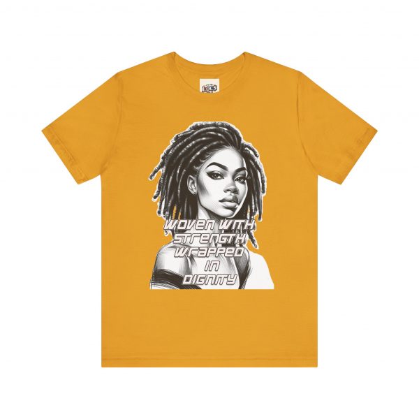 Dignity & Strength Locs Tee - Emblem of Empowerment - Image 41