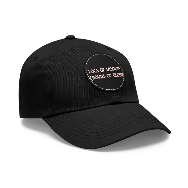 Pink Cap with Round Patch | Locs of Wisdom | Crowns of Glory | Inspirational Design - Image 34