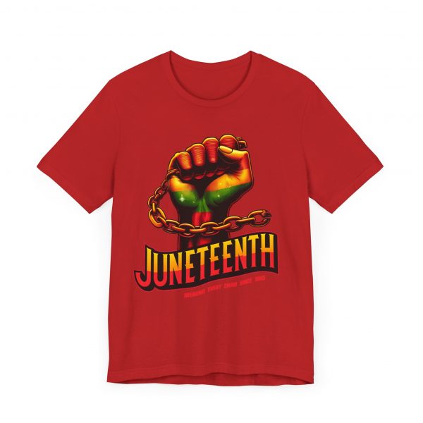 Juneteenth Celebration T-Shirt - Bold Graphic Tee - Breaking Every Chain Since 1865 - Comfortable and Stylish Unisex Shirt - Image 67