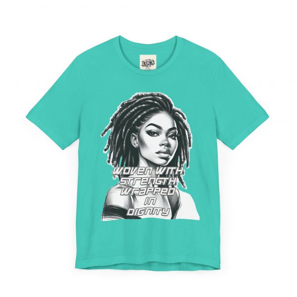 Dignity & Strength Locs Tee - Emblem of Empowerment - Image 23