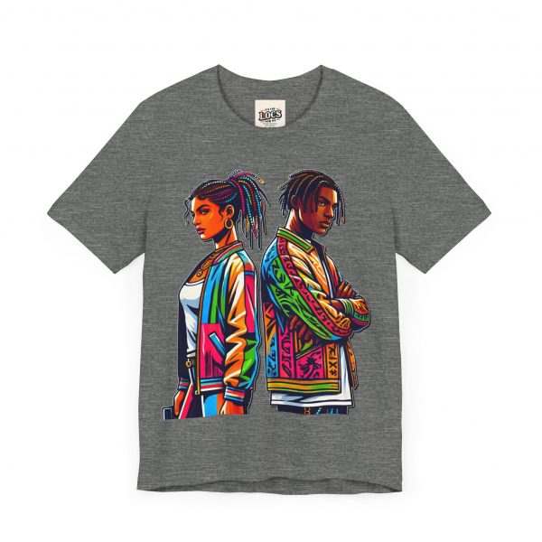 Vibrant Duo Locs T-Shirt – Bold and Beautiful - Image 19
