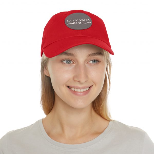Pink Cap with Round Patch | Locs of Wisdom | Crowns of Glory | Inspirational Design - Image 24