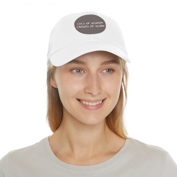 Pink Cap with Round Patch | Locs of Wisdom | Crowns of Glory | Inspirational Design - Image 8
