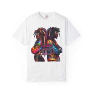 Embrace the Vibrance: Unisex 'Tightly Loc'd' Tee with Electrifying Afrocentric Design