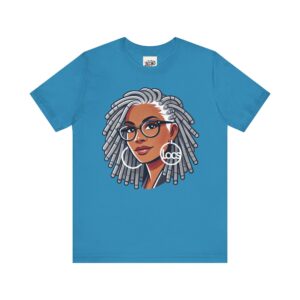 Empowering Woman with Locs T-Shirt - Black Girl  Art Tee, Afrocentric Fashion
